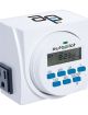 Autopilot Dual Outlet 7-Day Grounded Digital Programmable Timer