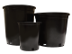 Black Round Pot - Hard