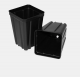 Square Planting Pots - T.O Plastics - 3.5 x 3.5 x 5 in